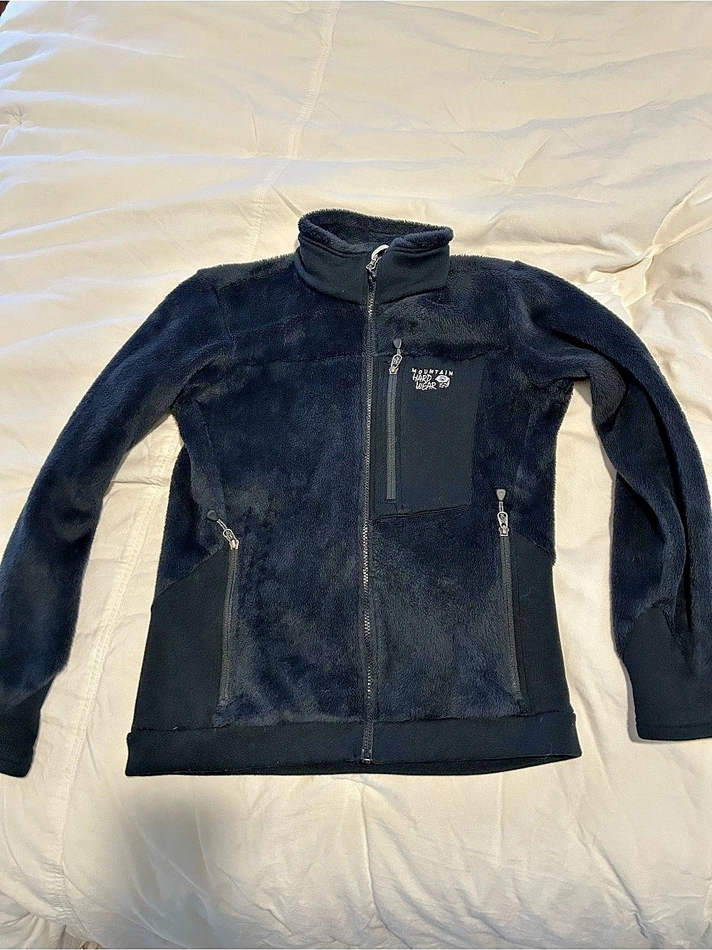 Mountain Hardwear Polartec High Loft Jacket Fleece Jacket in Black Size Medium